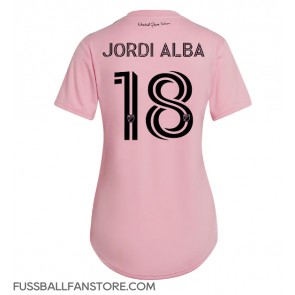 Inter Miami Jordi Alba #18 Replik Heimtrikot Damen 2023-24 Kurzarm